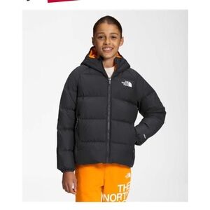THE NORTH FACE REVERSIBLE NORTH DOWN HOODED JACKET